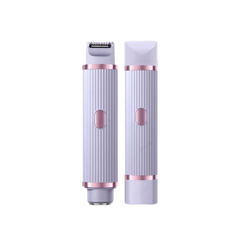 Bikini Trimmer Electric Razor for Women Body Underarm Leg Shaver Female Electric Painless Epilator Facial Mustache Hair Remover