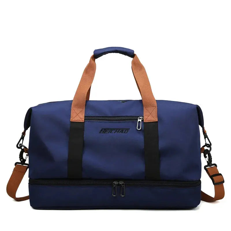 Gym Bag with Shoe Compartment