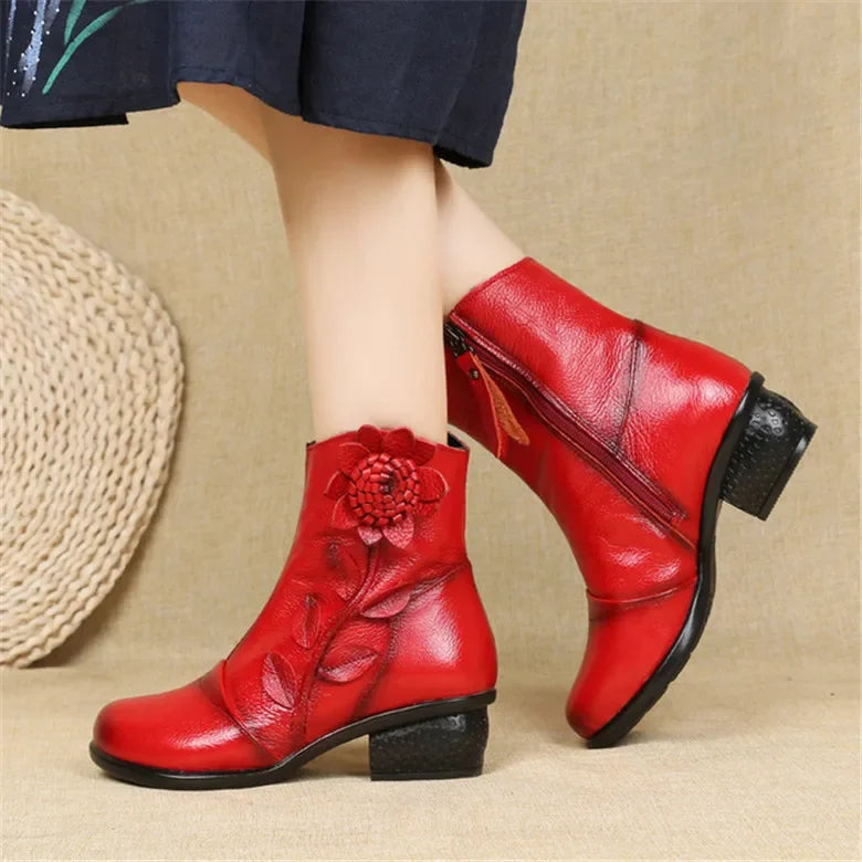 Timeless Style Handmade Leather Ankle Boots