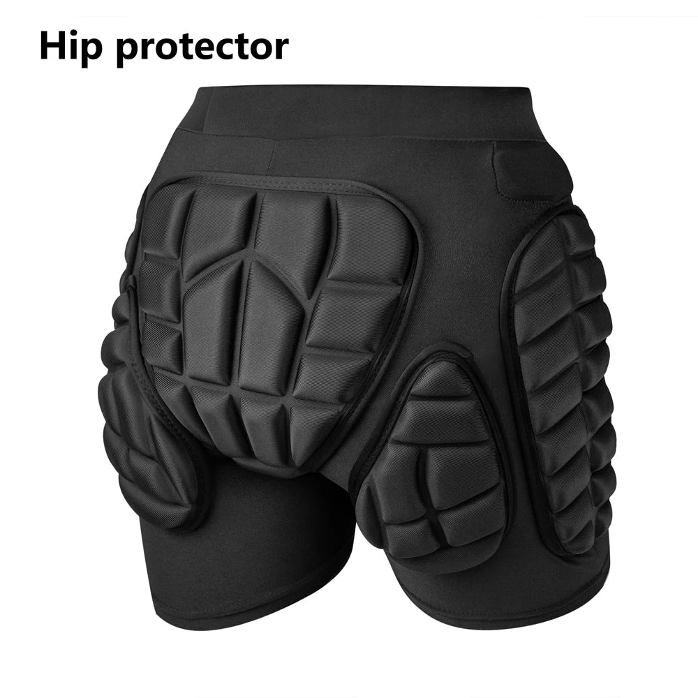 Protective Padded Shorts and Pads for Skiing and Skating