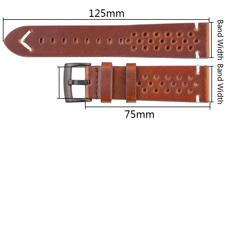 Huawei Watch & Watch GT Perforated Leather Band with V Stitch