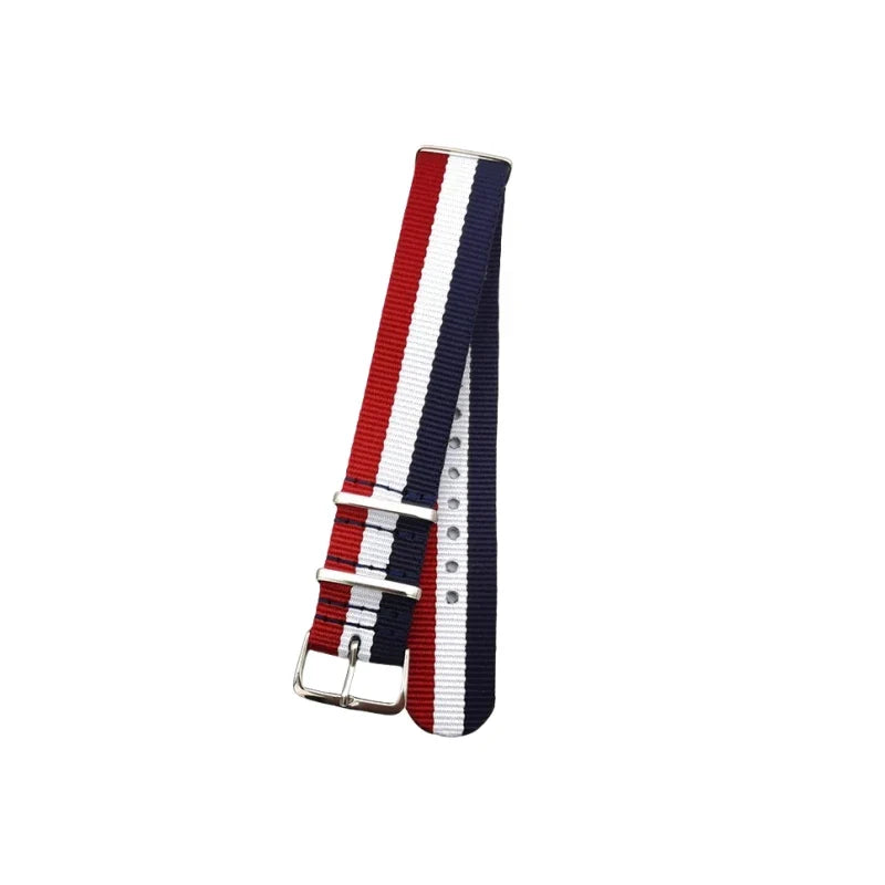Polar Nylon Watch Strap Canvas Band, Unisex, Durable Pin Buckle Wristband