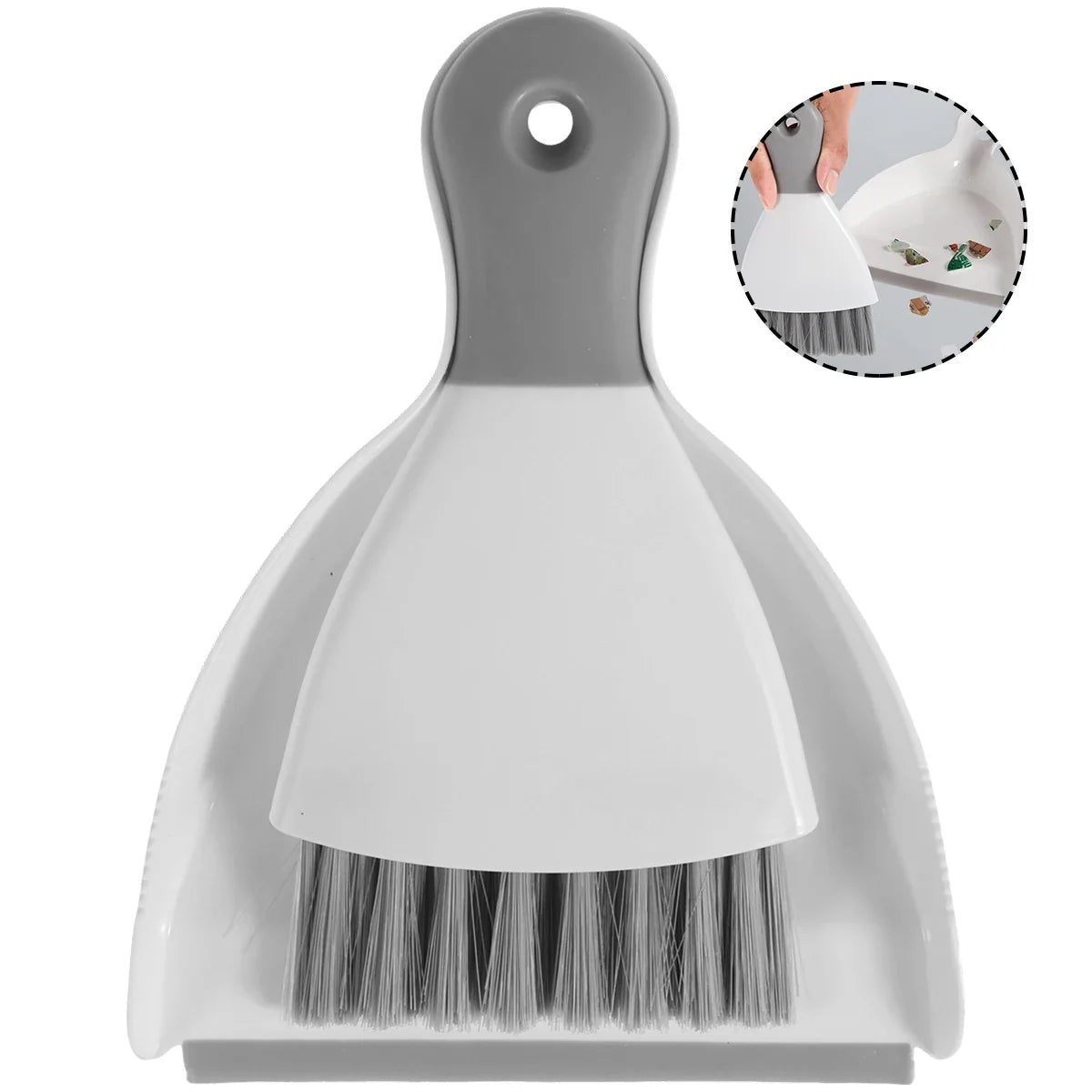 Mini Dustpan And Brush Set Desktop Cleaning Kit For Office Desk