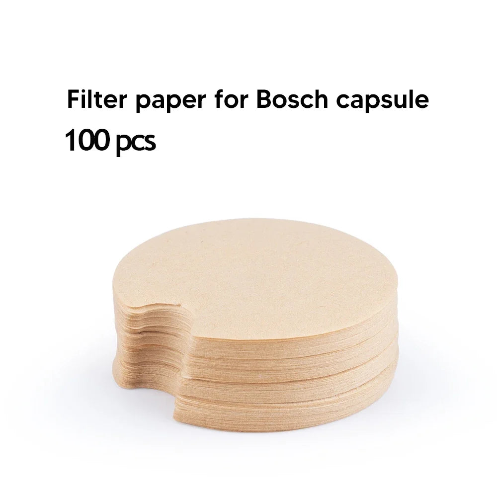 60/180200/220ML Reusable Coffee Capsule Pods for BOSCH-s Machine Tassimo Refillable Filter Pod Silicone Lid Replacement