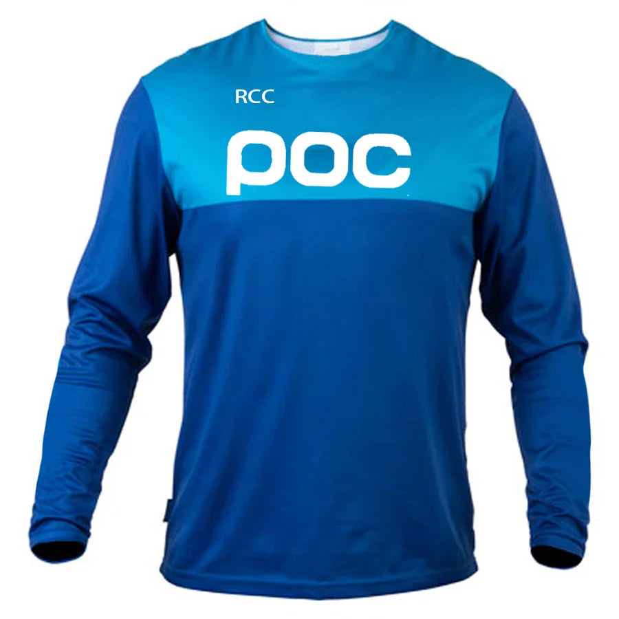 POC 2026 Men Cycling Motocross Jersey Downhil Mountain Bike DH Shirt MX Motorcycle Clothing Ropa for Boys MTB T-Shirts
