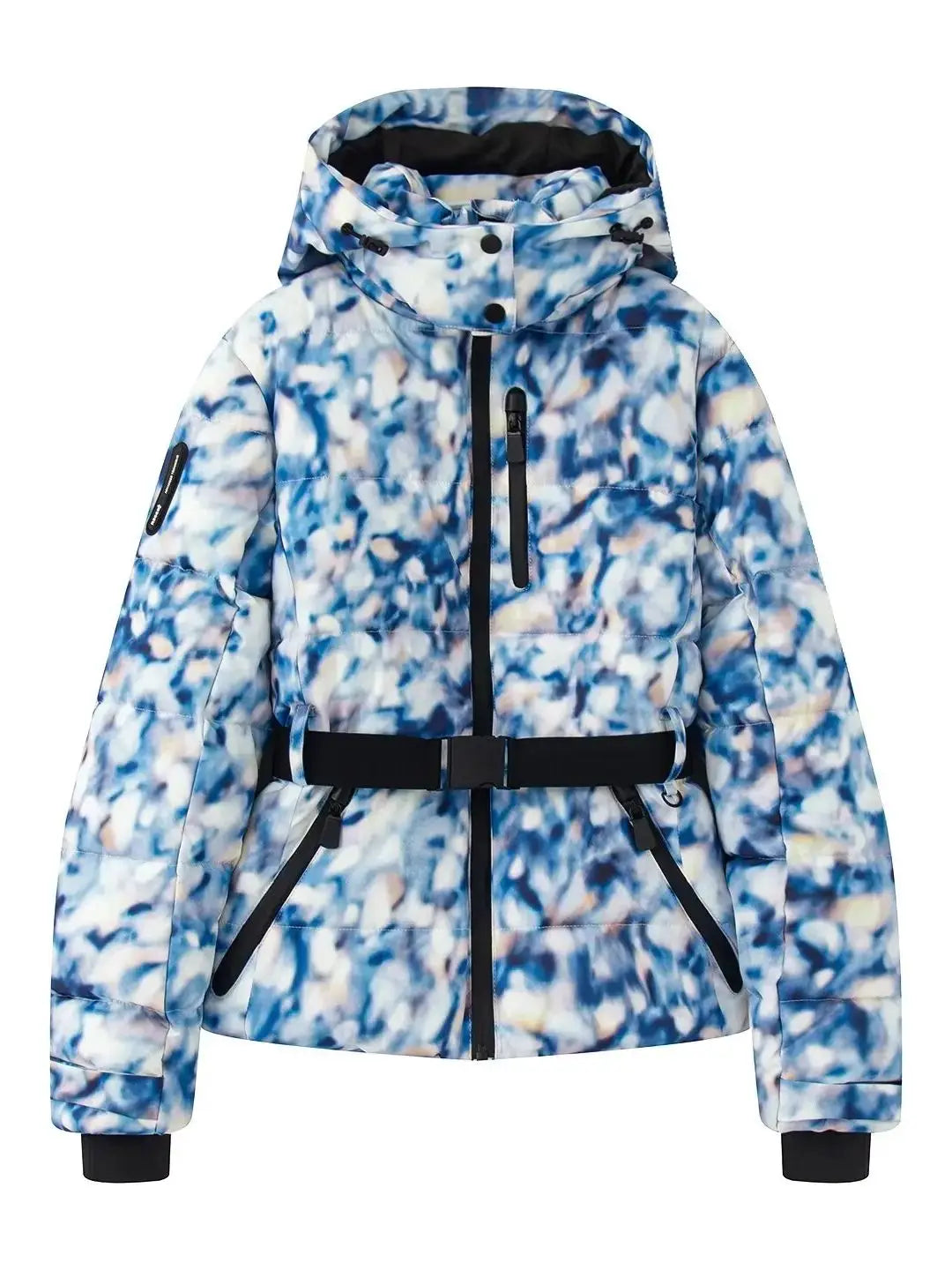2026 Women Winter Hooded Down Jackets With Belt Lady Warm Thick Long Sleeve Stand Collar Parkas Padded Coats Sports Ski Outdoor