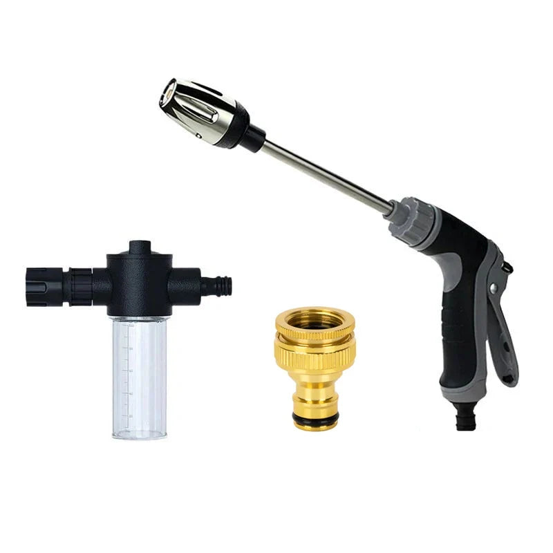 Garden Lawn Watering Hose Nozzle Foam Lance Portable Automobiles Cleaning Tool High Pressure Sprinkler Water Gun Car Washers
