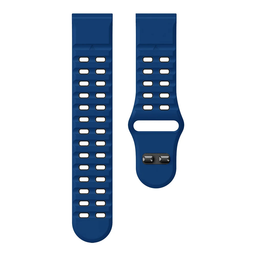 Garmin QuickFit 22/26mm Perforated Silicone Band with Tuck Closure