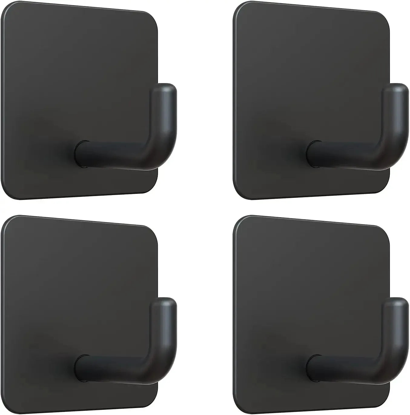 4PCS Stainless Steel Wall Mounted, Wall Mounted Self-Adhesive Hook, Key Holder, Wall Mounted, Towel Rack, Jacket, Bag Hook