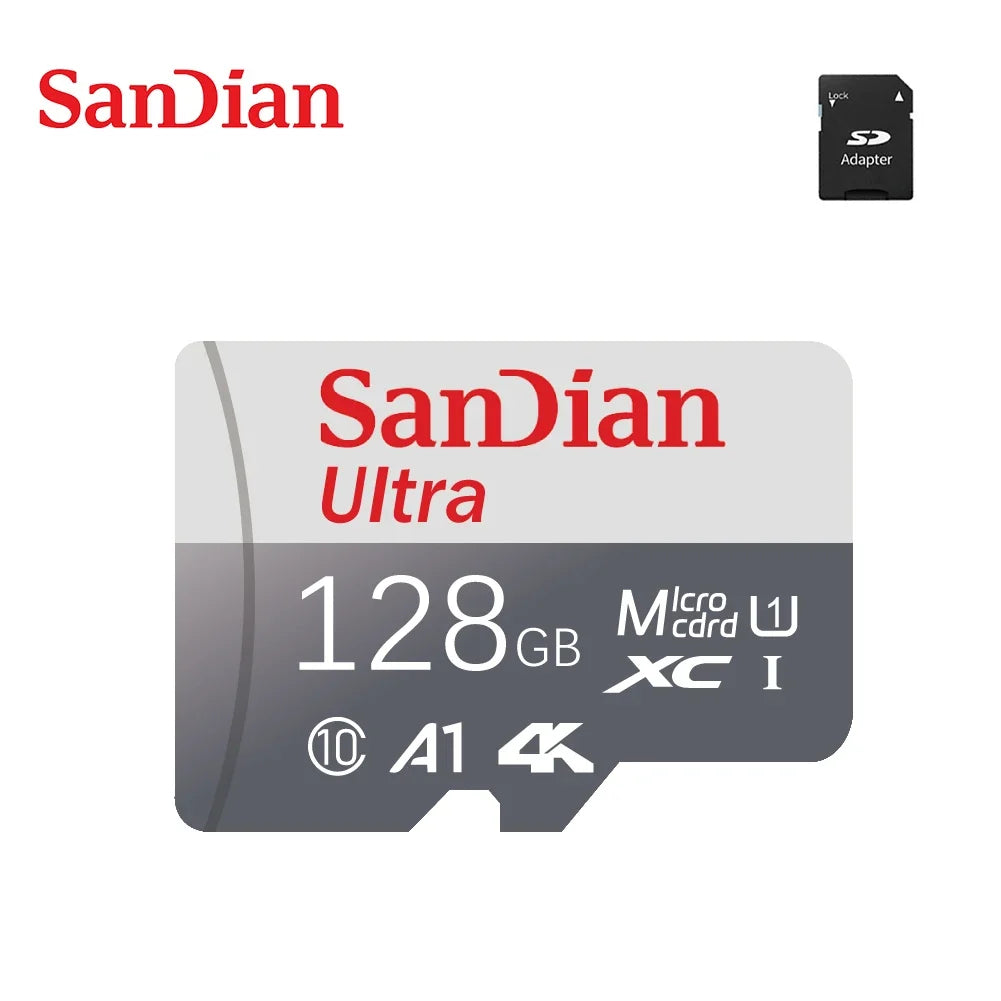 Micro TF SD Memory Card 512GB 256GB 64GB 32GB High Speed U3 V30 A2 Waterproof for Action Cam Sports Video