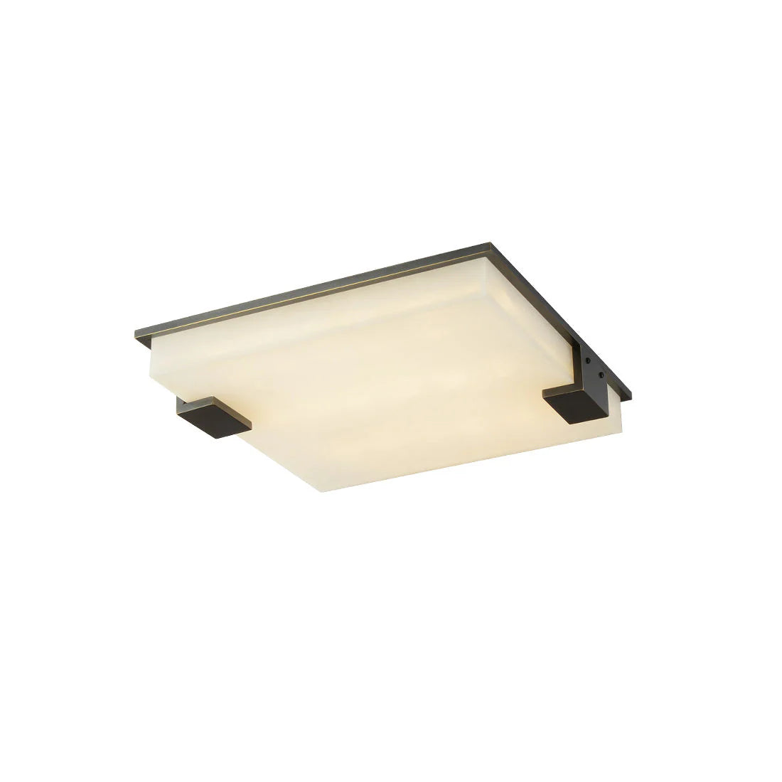 Lámpara de Techo Arle Square Alabastro Negro