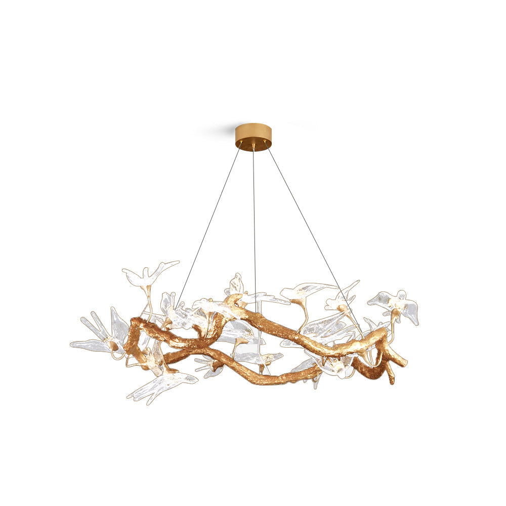 Candelabro Golondrina de Cristal
