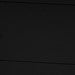 Cómoda contemporánea de 3 cajones en negro - Hecha en Dinamarca