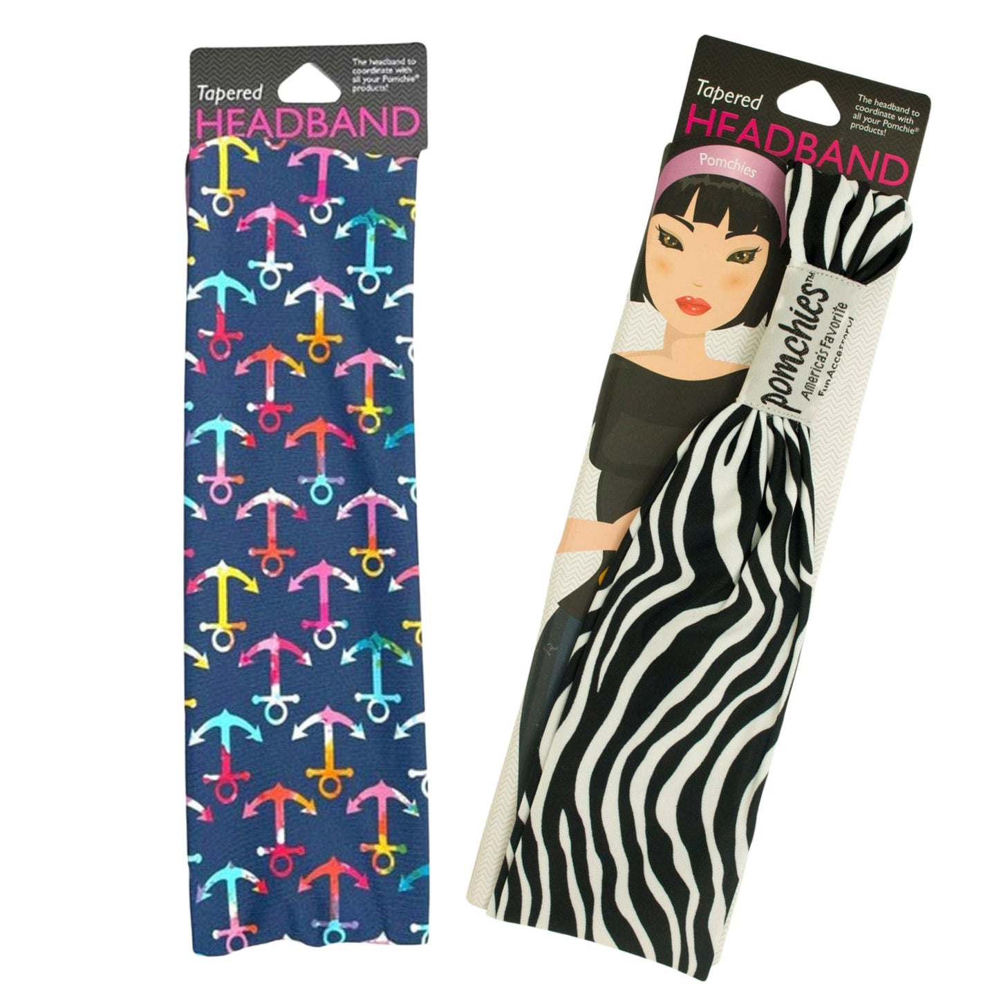 Tapered and Twisted Bow Headbands | Yoga Gym Workout Hairband Hair Accessory