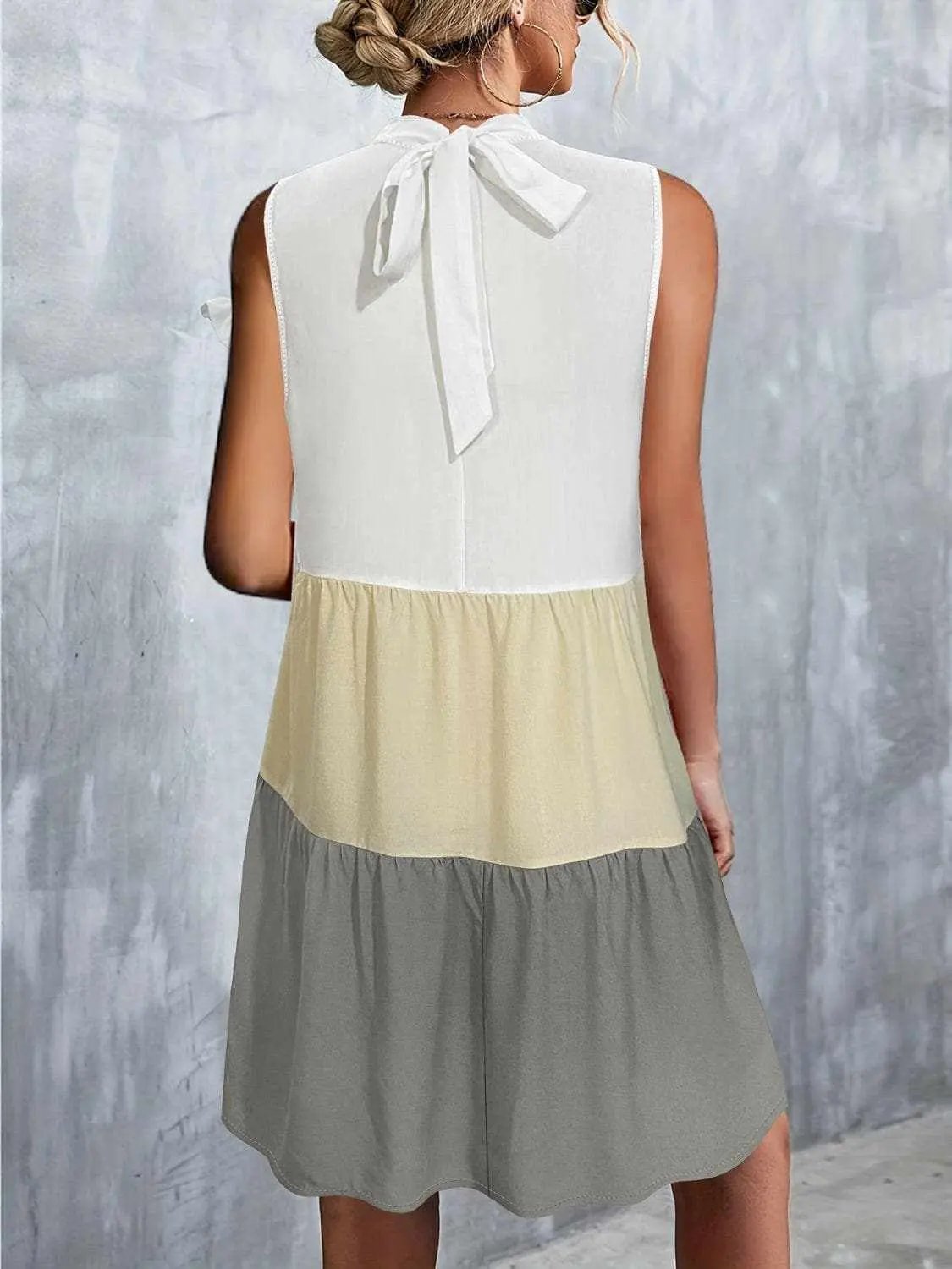 Dresses Trendsi just arrived - Tied color block sleeveless dress