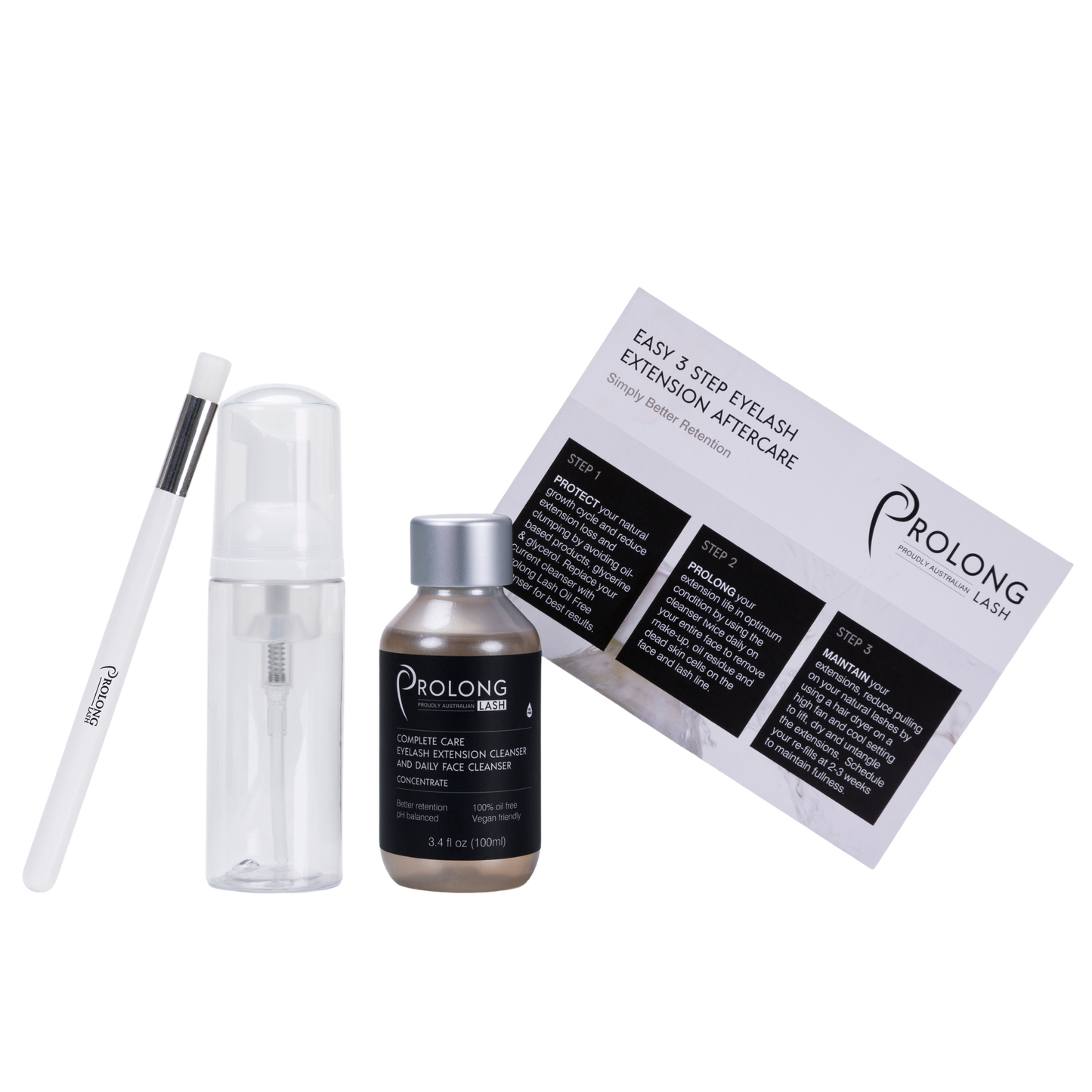 Eyelash Extension Cleanser Concentrate 3.4 fl oz / 100ml - Client Pack