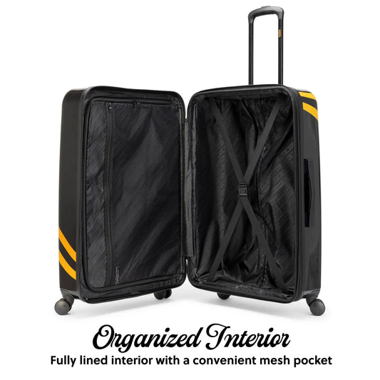 Kustom Kulture 3-Piece Expandable Hardside Spinner Luggage Set