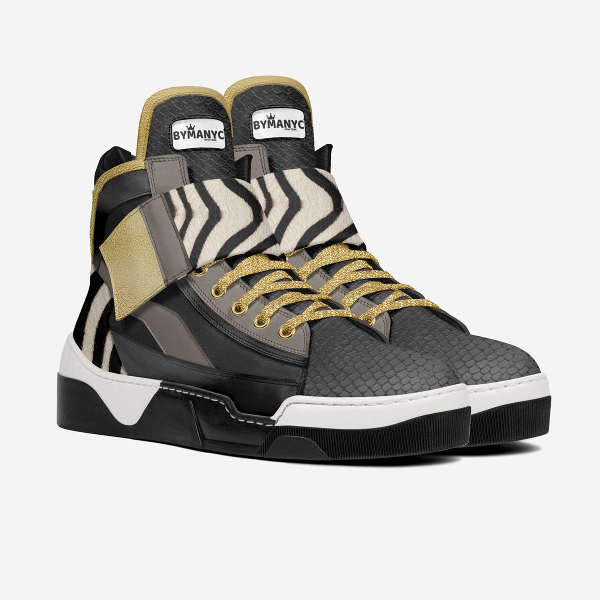 Vegan High-Top BYMANYC ® New York Chelsea Art Pulse