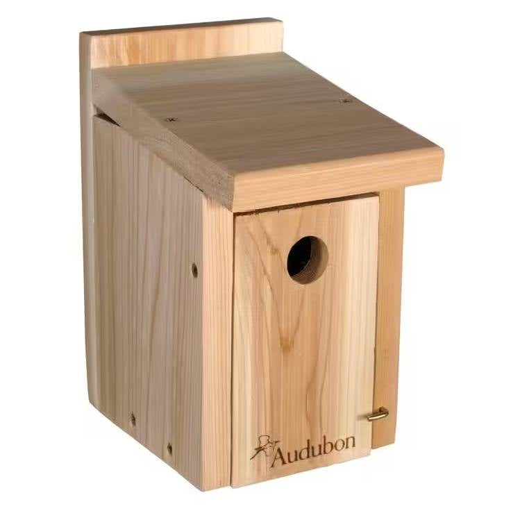 Casa de Madera de Cedro para Reyezuelos y Carboneros