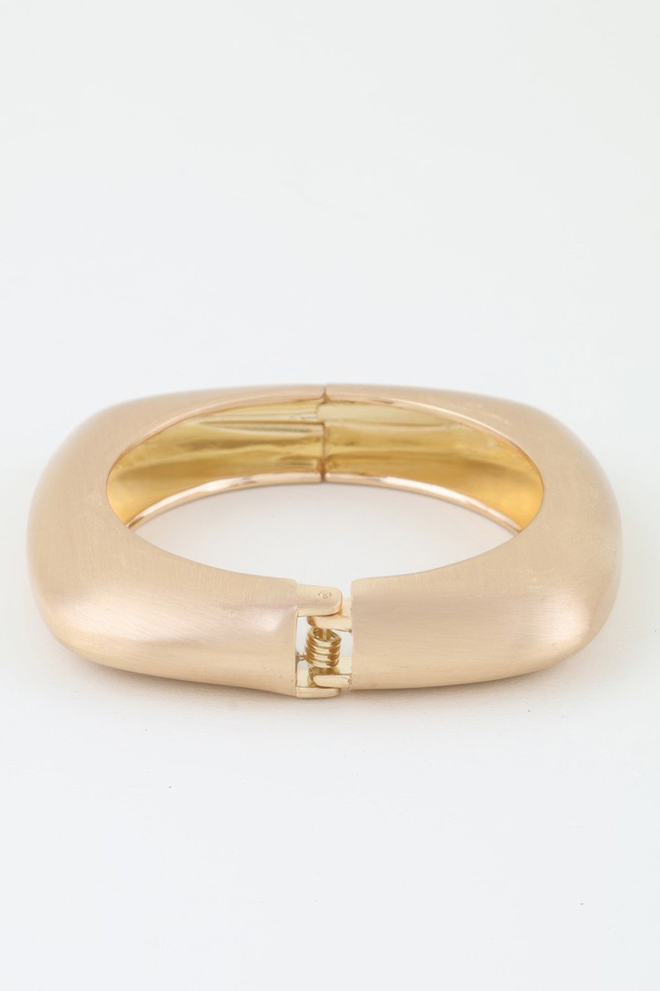 Matte Cubic Cuff Bracelet