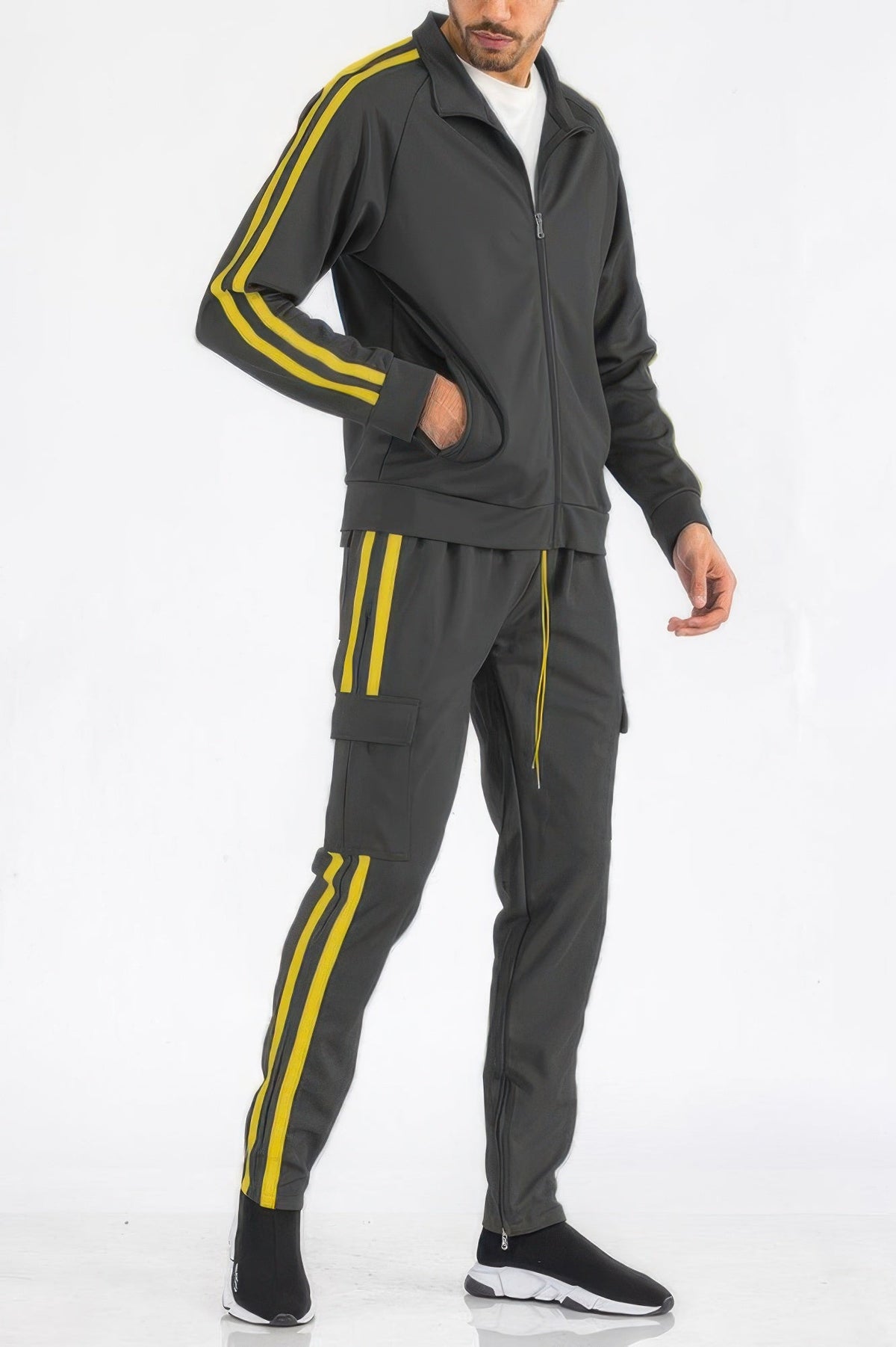 Two Stripe Utility Pocket Track Suit