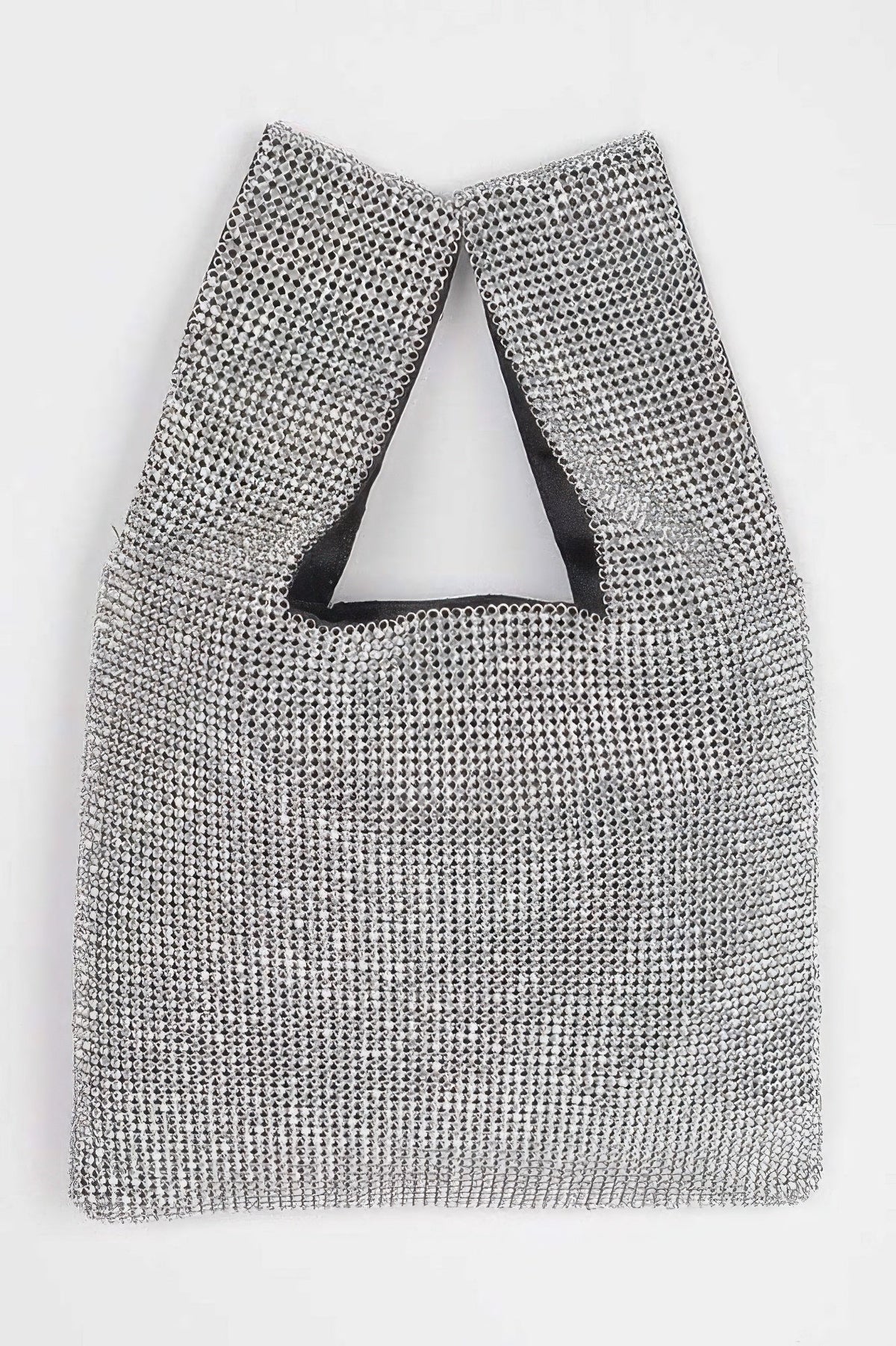 Rhinestone Studded Tote Bag