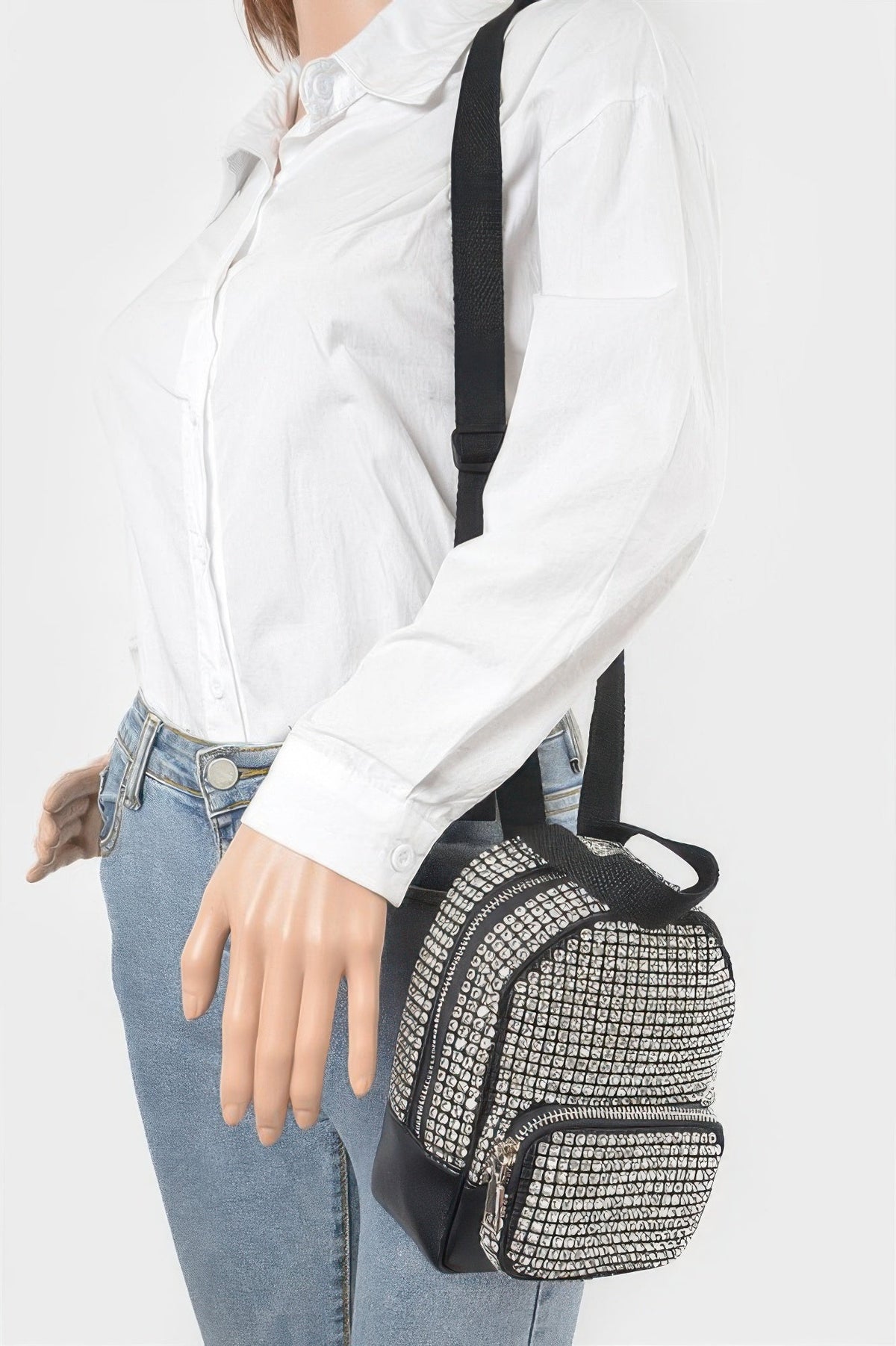 Rhinestone Crossbody Bag