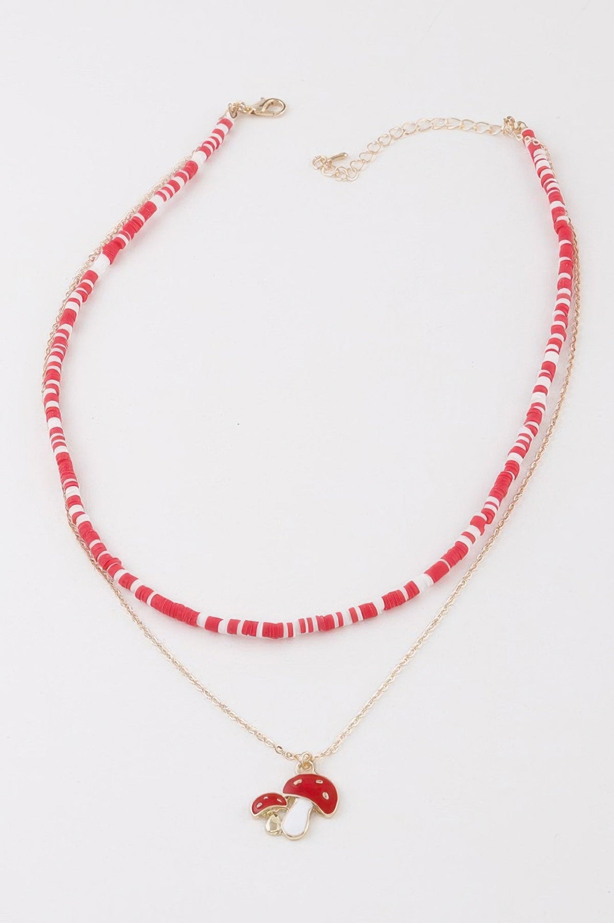 Mushroom Duo Necklace