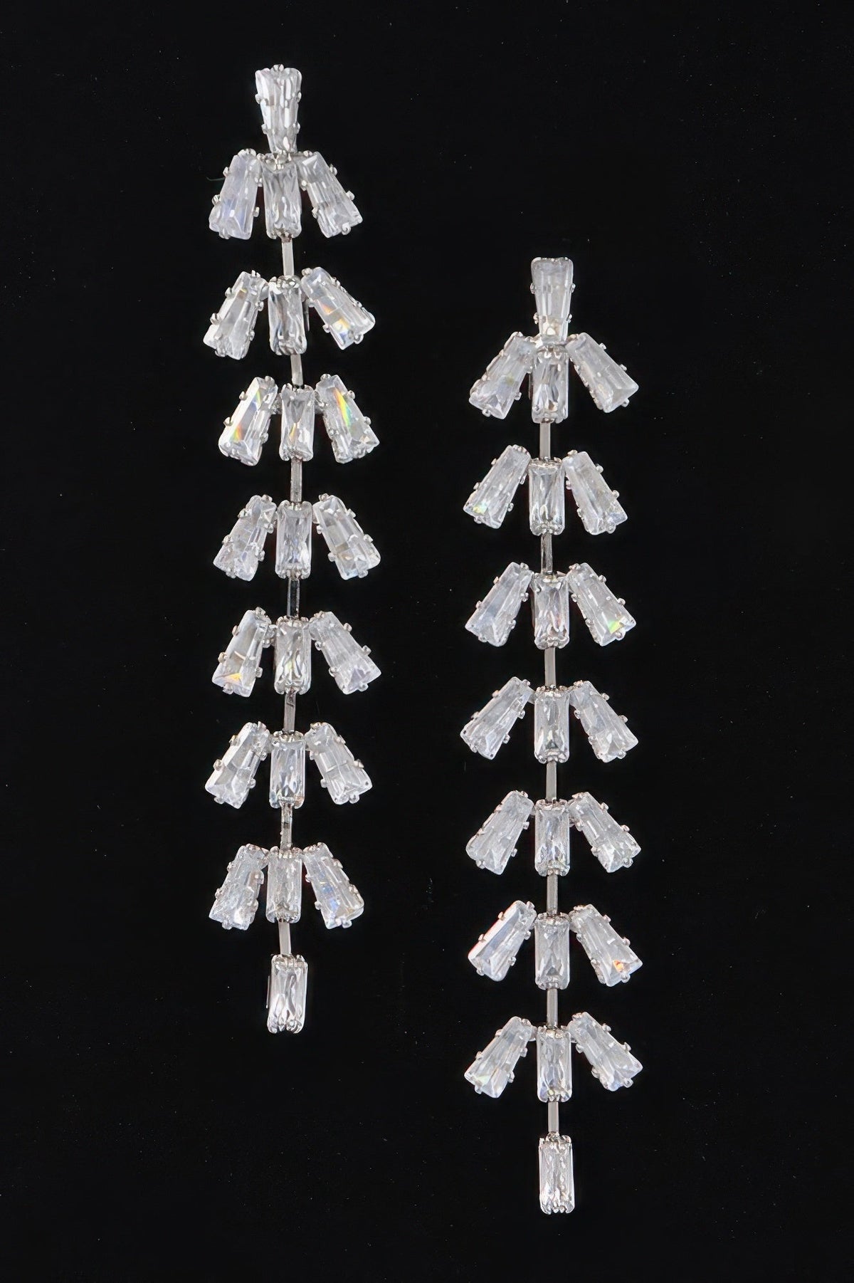 Women's Rhinestone Drop Earrings BYMANYC ® New York CONTEMPORARY VIBRANT MODERN JEWELRY - New Collection