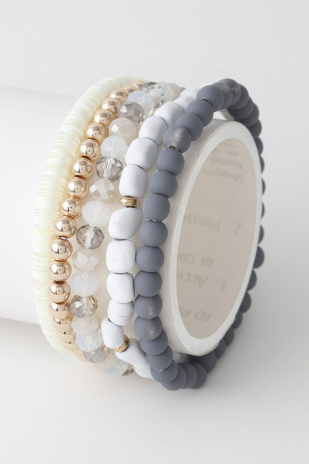 Women's Multi Bead N Crystal Bracelet BYMANYC ® New York CONTEMPORARY VIBRANT MODERN JEWELRY - New Collection