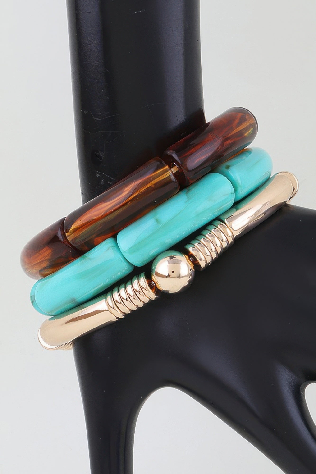 Multi Marble Tube Bracelet