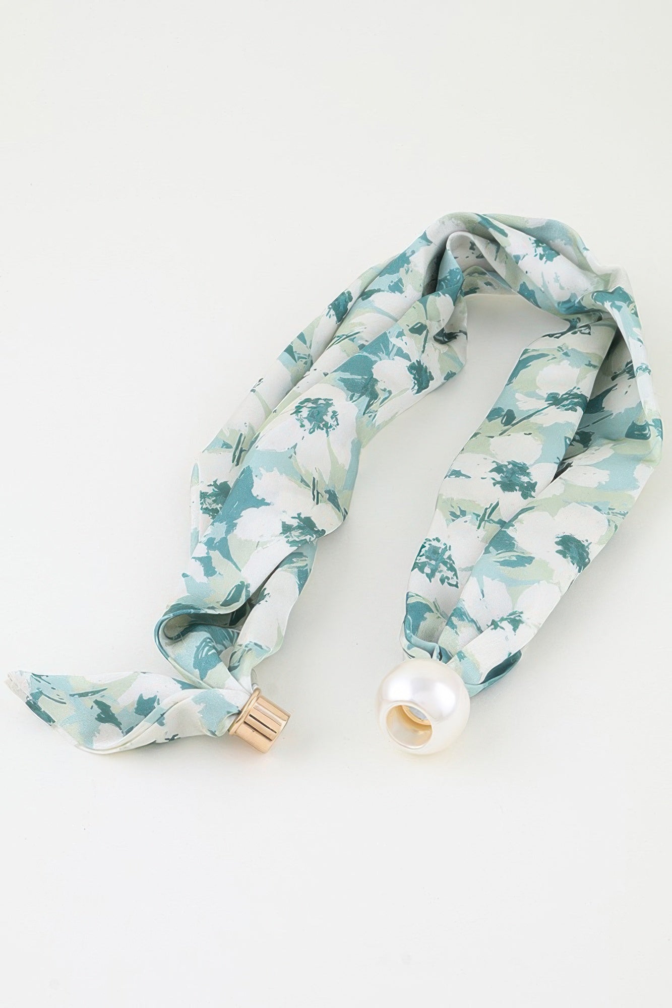 Rose Scarf Wrap Necklace