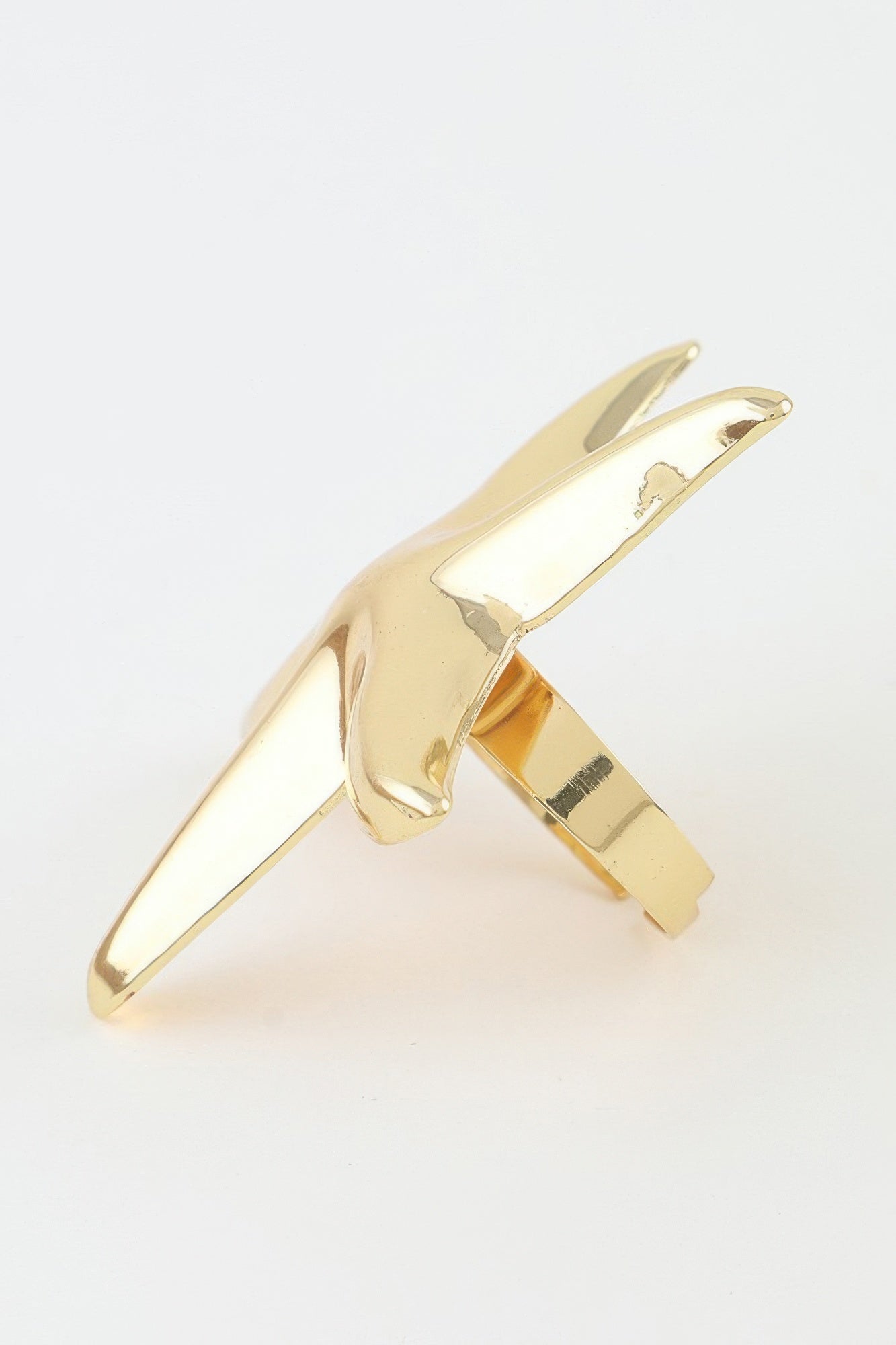 Polished Starfish Statement Ring