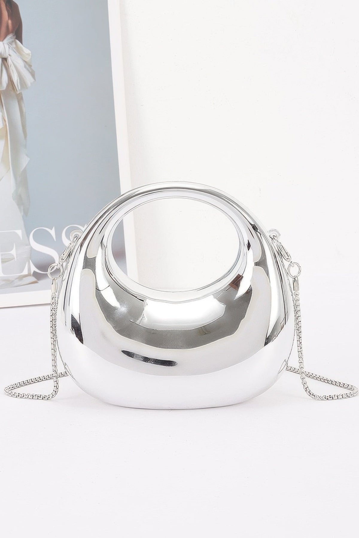 Women's Mini Bag Acrylic BYMANYC ® New York CONTEMPORARY CLEAR STRUCTURED PURSE - New Collection