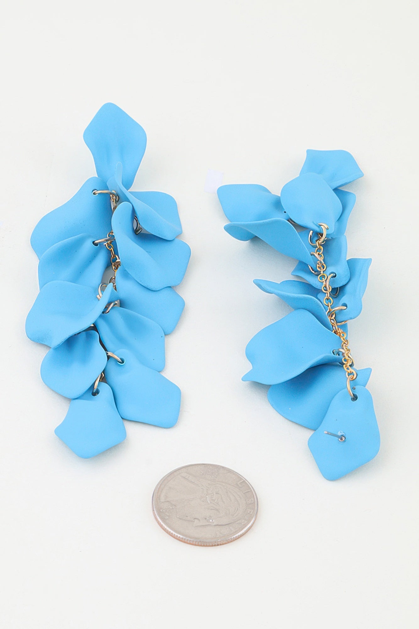 Bright Petal Blossom Drop Earrings