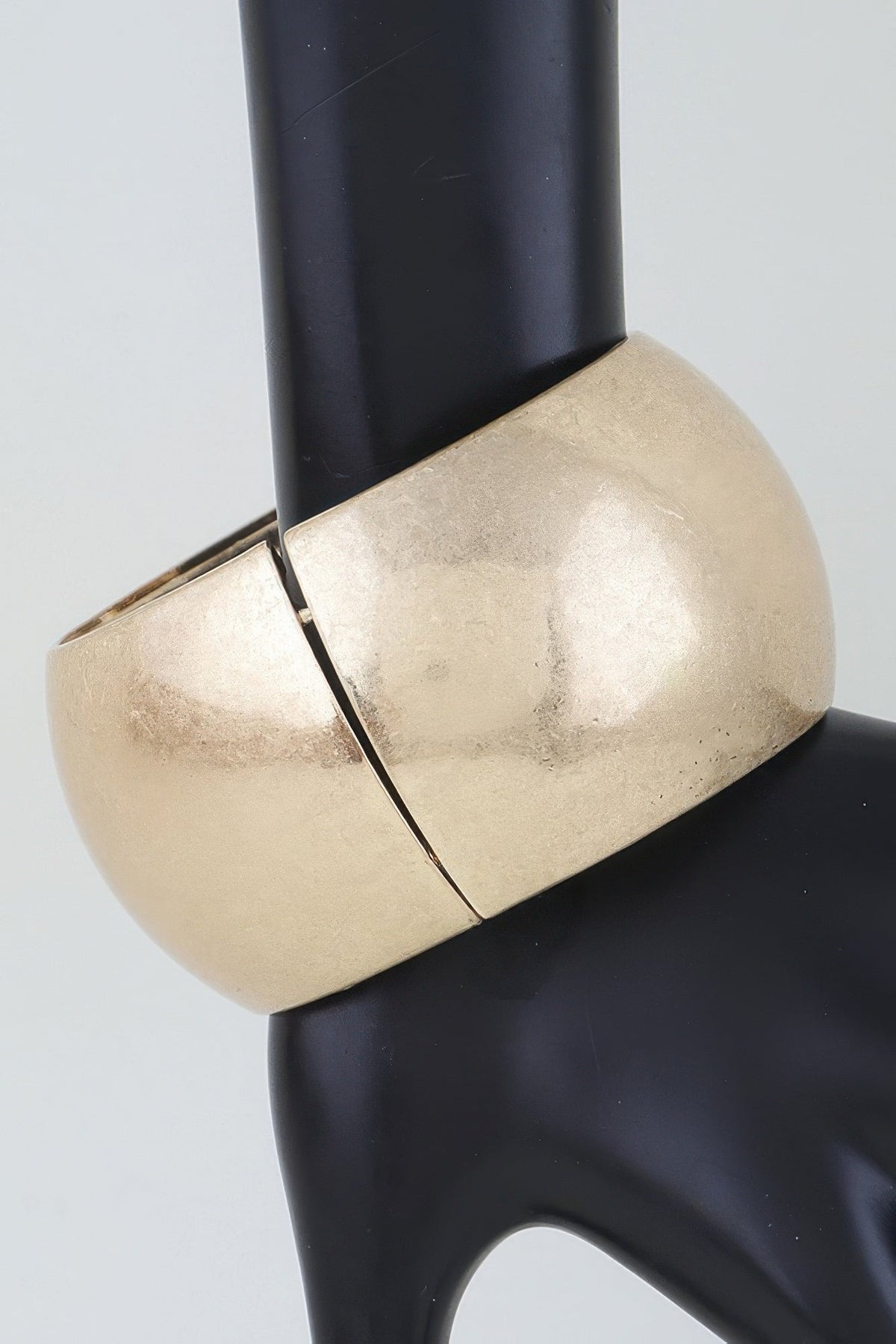 Women's Cuff Bracelet Polished Matte Wide Dome BYMANYC ® New York MODERN SCULPTURAL BANGLE - New Collection