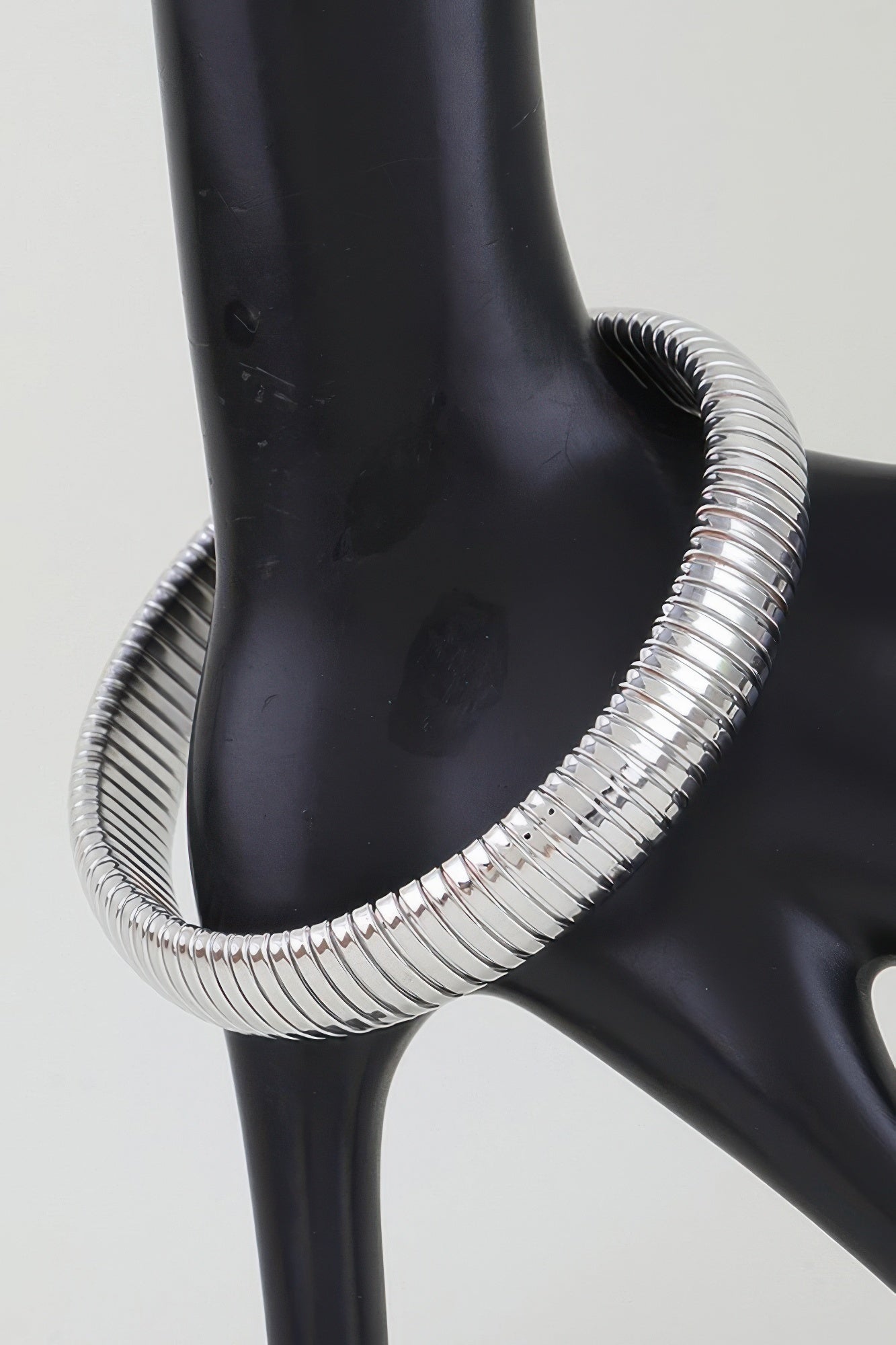 Polished Snake Chain Bangle Bracelet