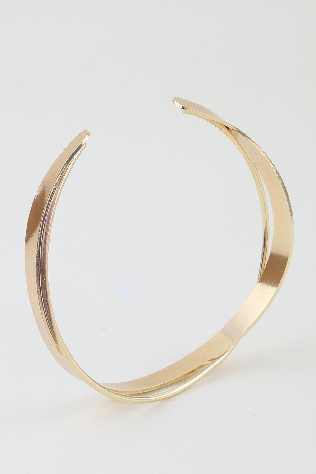 Polished Minimal Wrap Arm Cuff