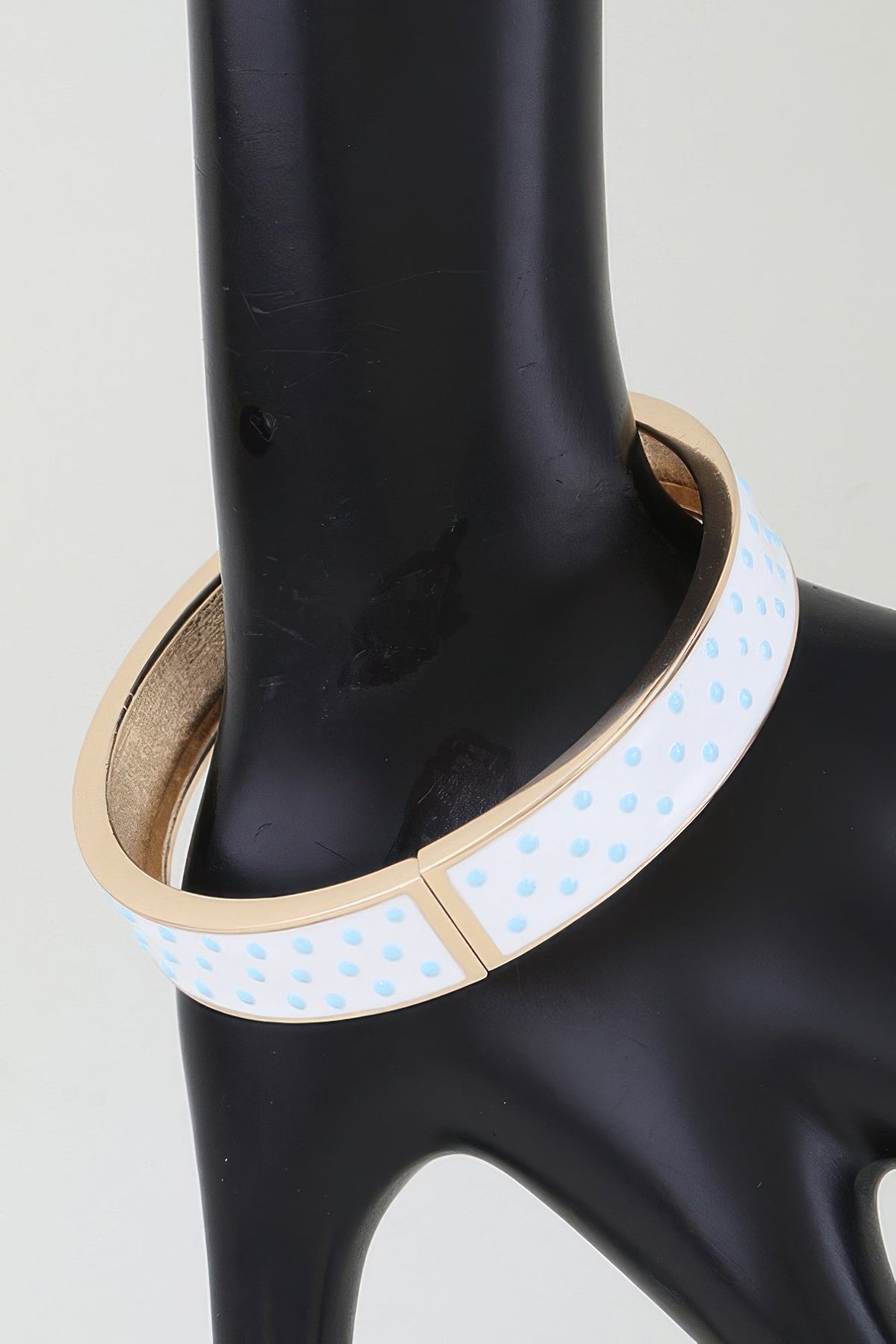 Bright Polka Dot Cuff Bracelet