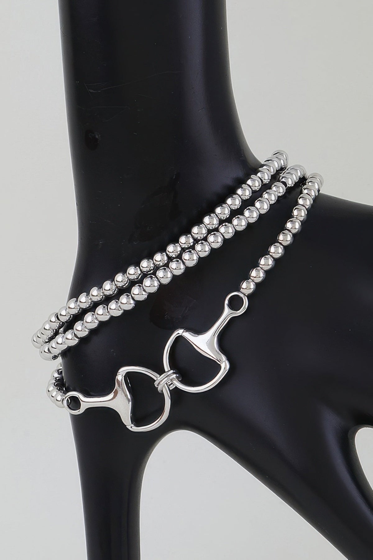 Polished Toggle Beaded Bracelet