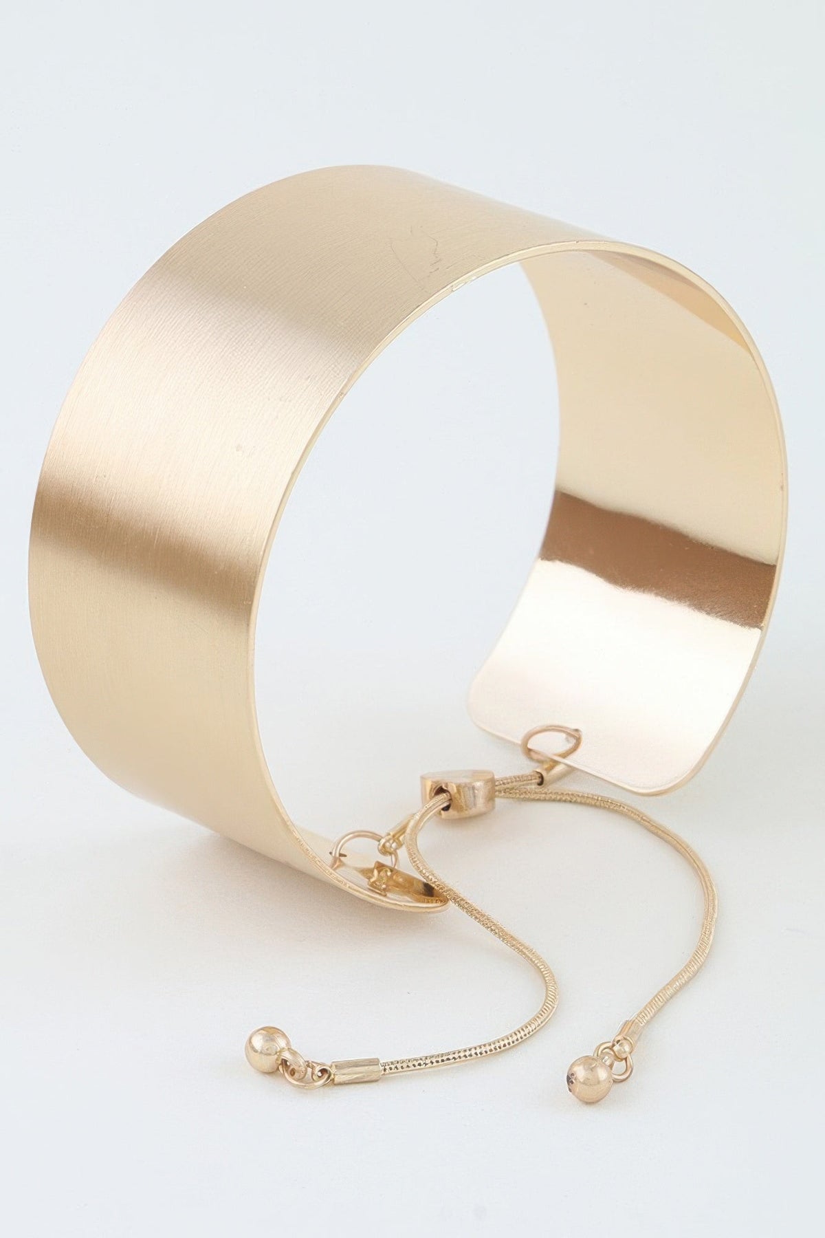 Hammered Wide Toggle Cuff Bracelet