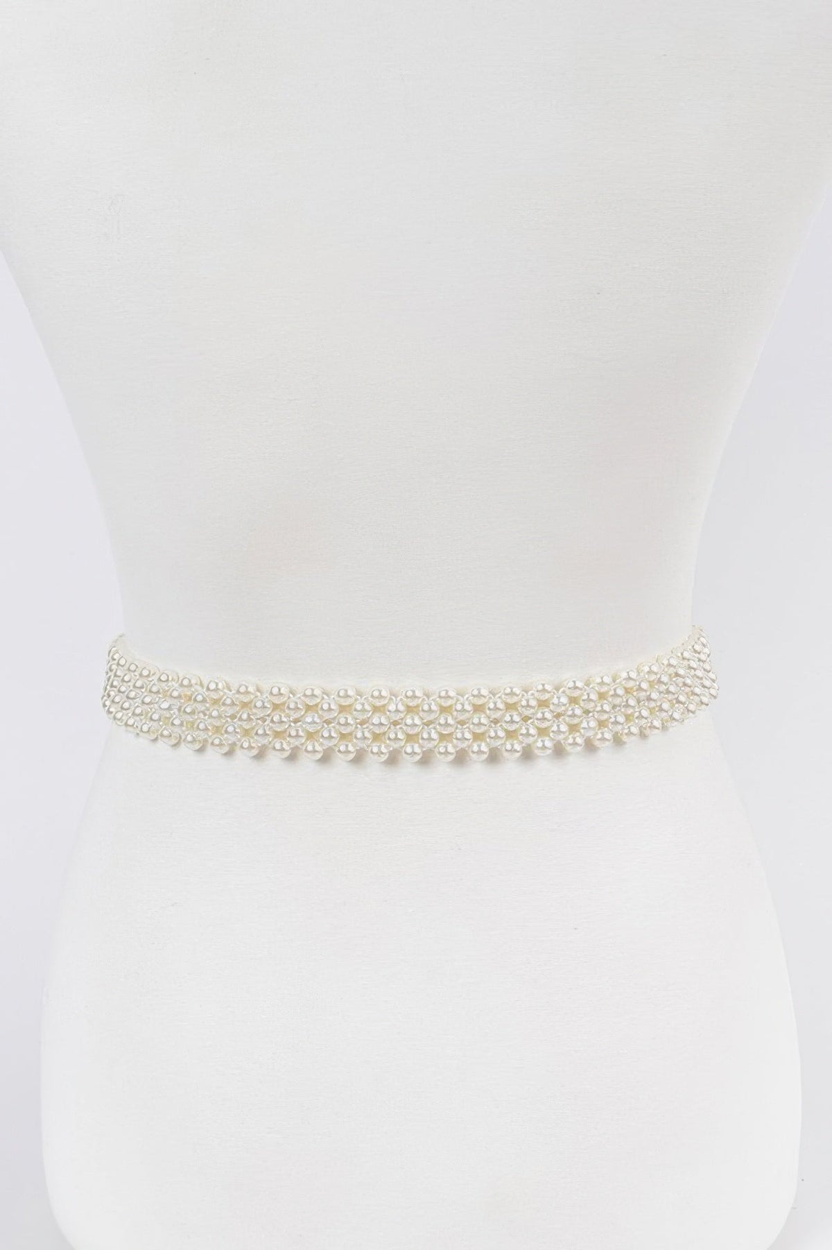 WOMEN'S BELT GRAMERCY Elastic Pearl New Collection BYMANYC ® New York