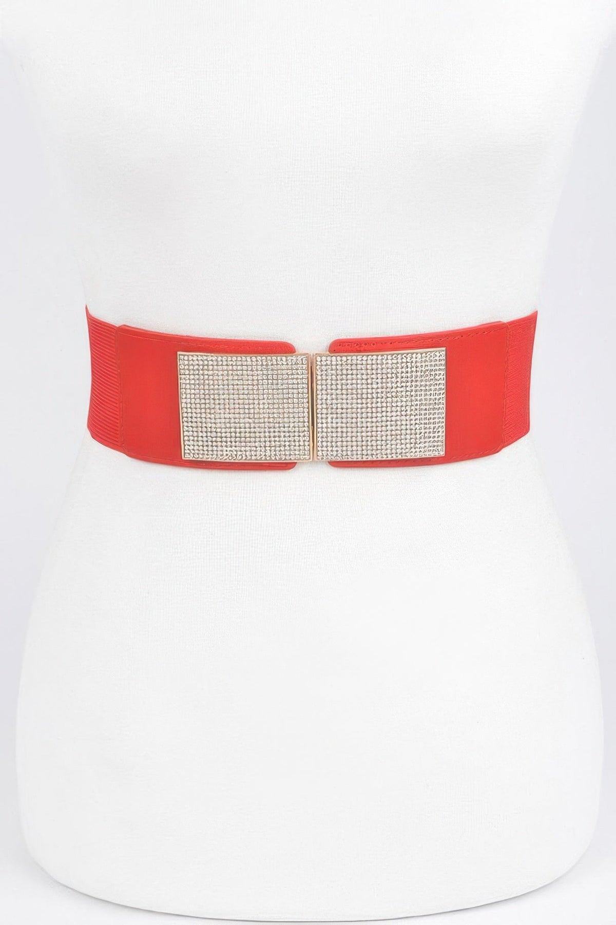 WOMEN'S BELT HUDSON Rhinestone Metal Buckle BYMANYC ® New York