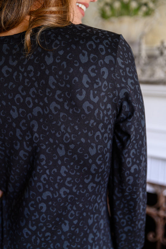Vestido Wishful Thinking Estampado Animal En Negro