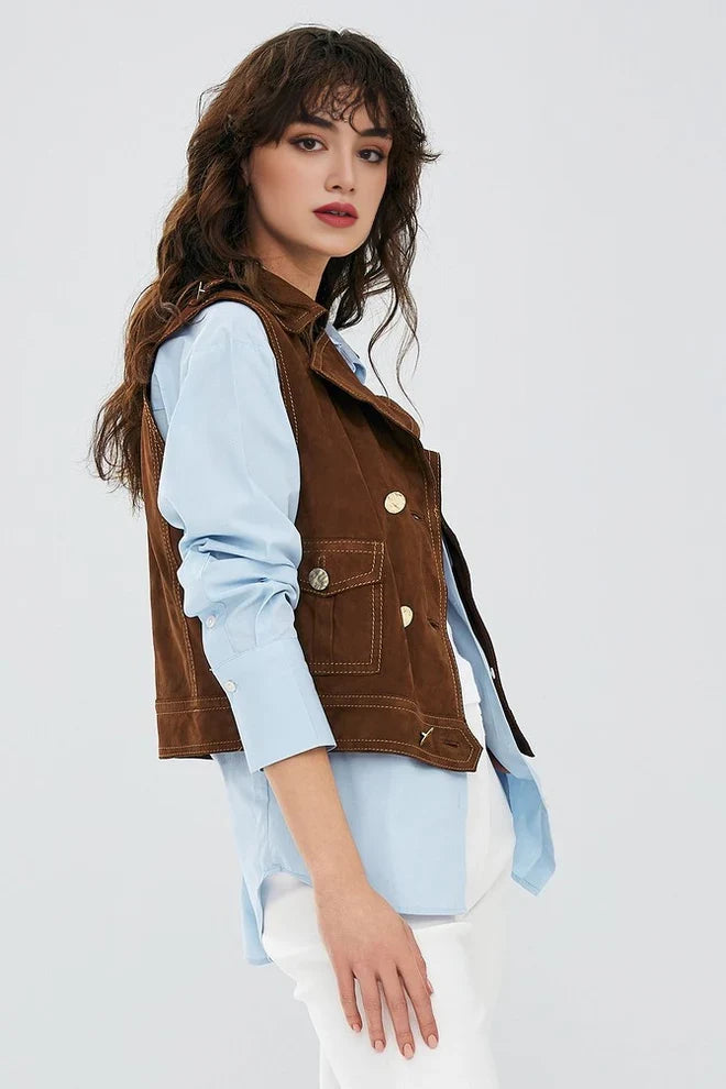 Brown Rio Vest for Women