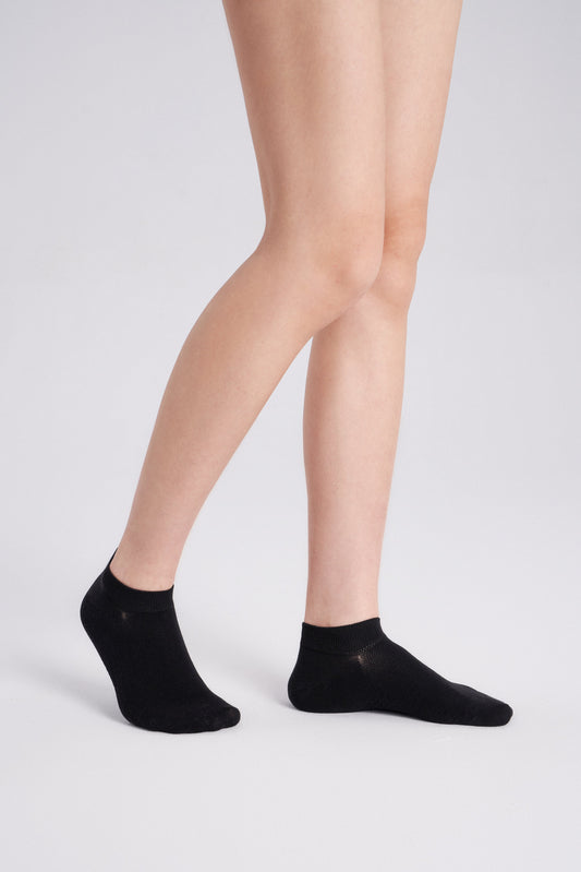 Calcetines tobilleros antibacterianos de masaje para mujer, paquete de 12