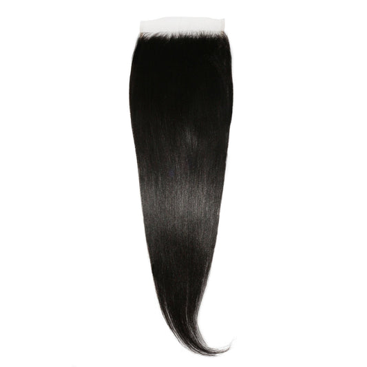 Cierre de encaje HD de cabello humano lacio Yaki 6x6