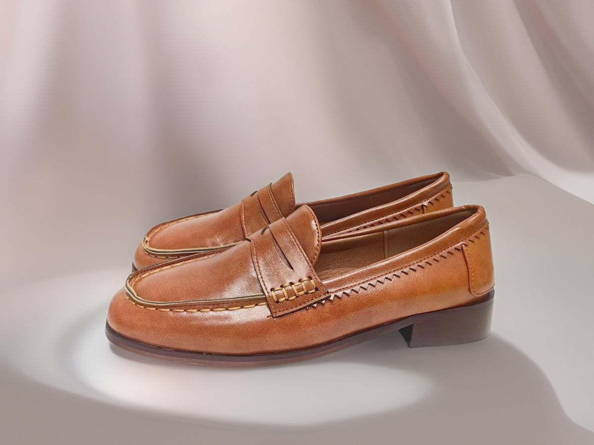 Women's Casual Versatile Low-heeled PU Dress Shoes