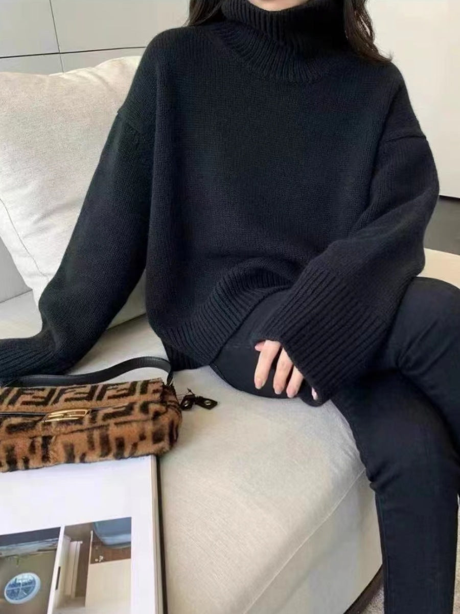 Soft Glutinous Women's Bottoming Sweater