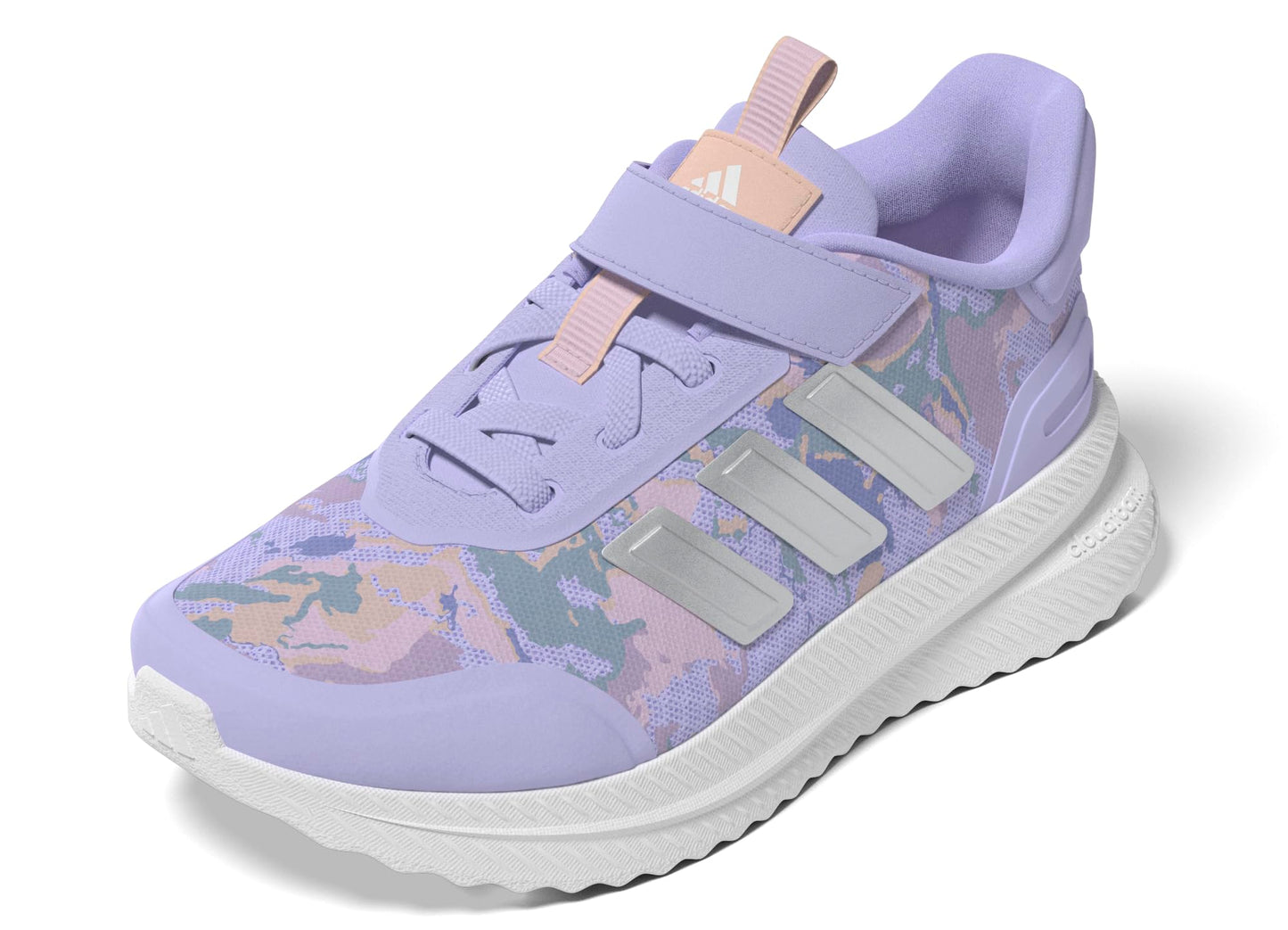 adidas X_PLR Path Elastic Lace Sneaker Violet Tone/White/Clear Pink 13 US Unisex Little Kid